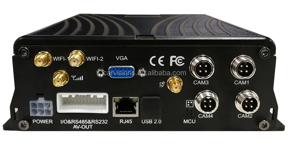 
HDD 4CH MDVR with GPS 4G WIFI free CMS software web client for bus truck and school bus 