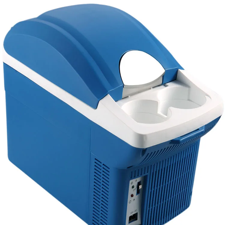 Best selling wholesale 8L cooler blue fridge Refrigerator Freezers Bottle Coolers for car