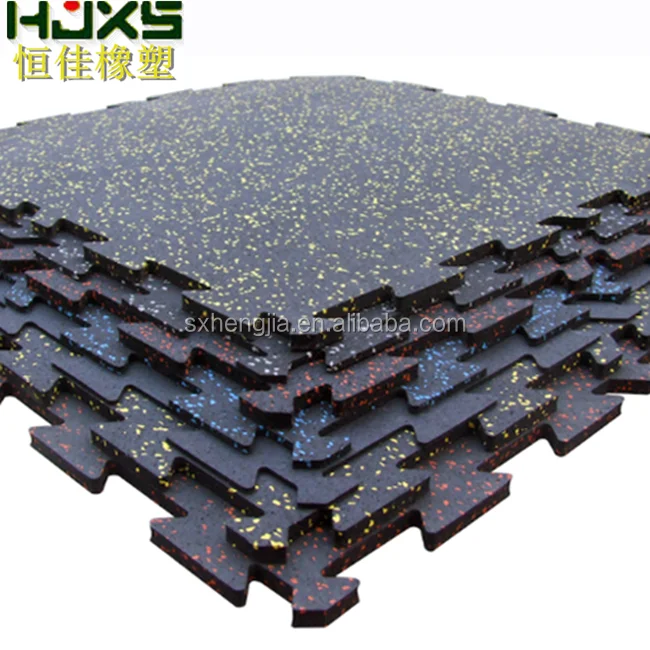 Used interlocking tile gym rubber flooring