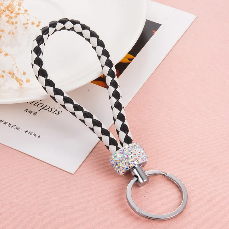 
Diamond leather key chain, exquisite color simple and fresh style key chain ,car accessories 