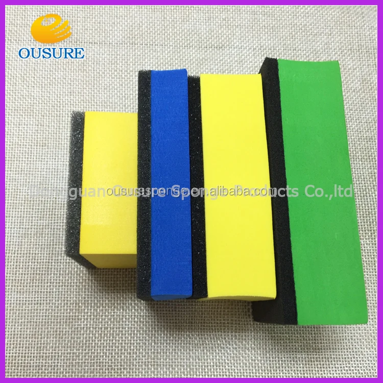 Various shapes car wax sponge car polishing pad car coating sponge tool