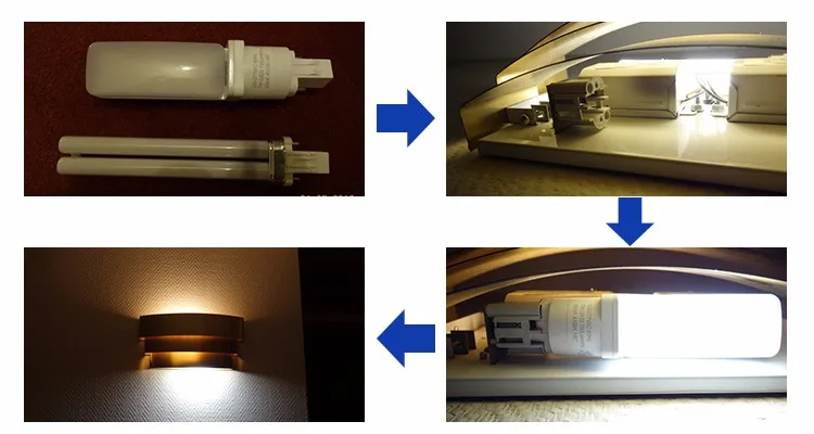 
TYPE B UL listed LED PL Lamp 12w GX23 base PL lamp AC120-277V suitable for 6