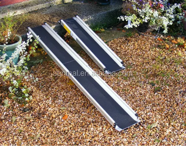 
Aluminium lightweight telescopic wheelchair ramps 2-8 feet 