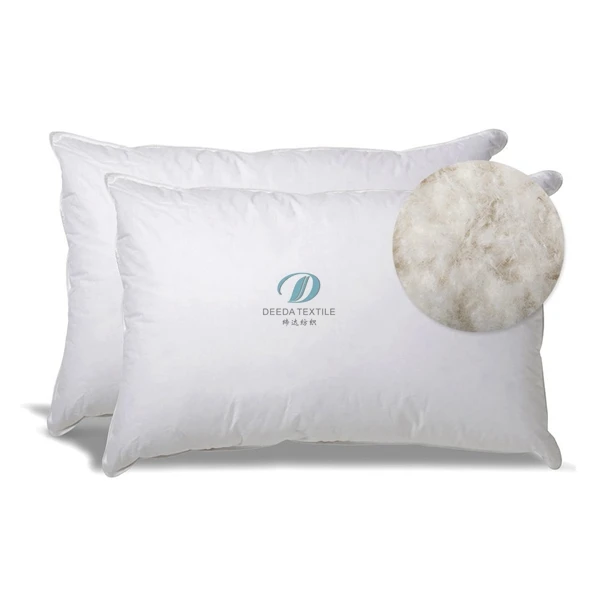 Deeda factory cheap cost down feather hotel pillow 5 star wholesale