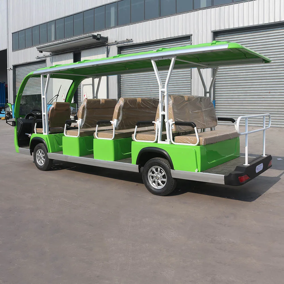 Eco-friendly tourist adult electric sightseeing bus with low price for sale