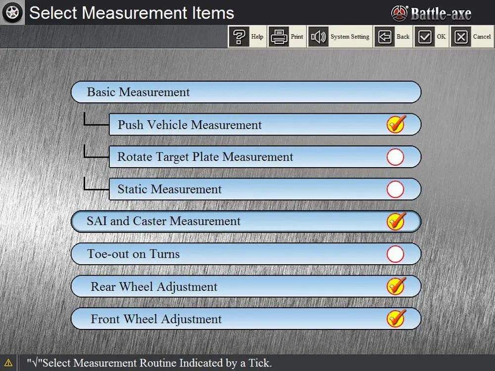 BATTLE-AXE 3D-718S hofmann 3d wheel alignment machine