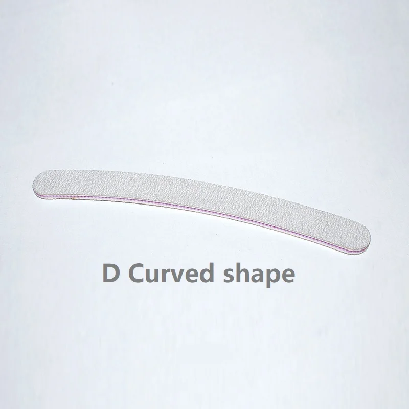 Yimart Emery Board 100/180 Double Side Zebra Nail File Disposable Nail File