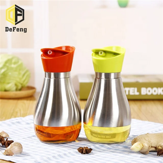 
Food Grade Kitchen Olive Oil Glass Bottle Soy Sauce Vinegar Glass Bottle 