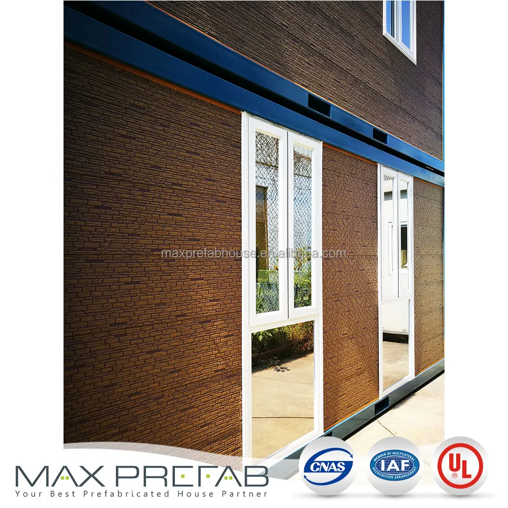 Flat Pack Container Coffee Shop Fast Constructed Prefabricated Steel House