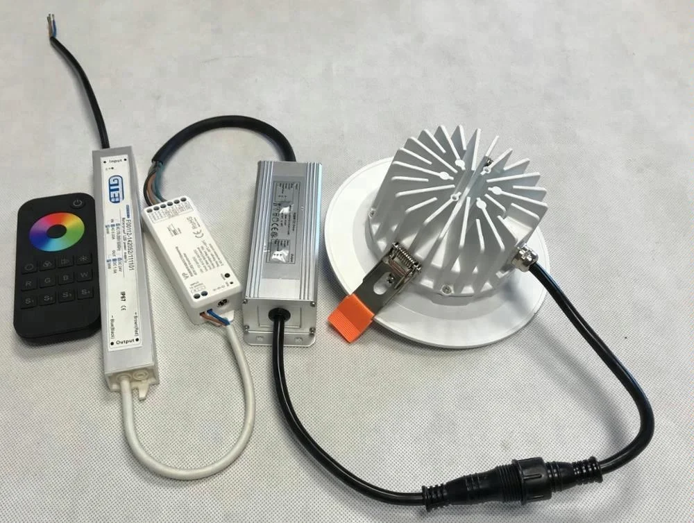 
IP65 Waterproof RGBW LED Recessed Downlight 4C@24W 96W 