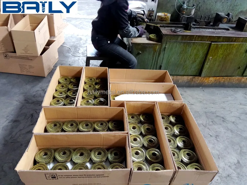 Coated Wire Pallet Coil Nailer Nails CN45 CN50 CN55 CN70 CN80 Coil Nailer Available