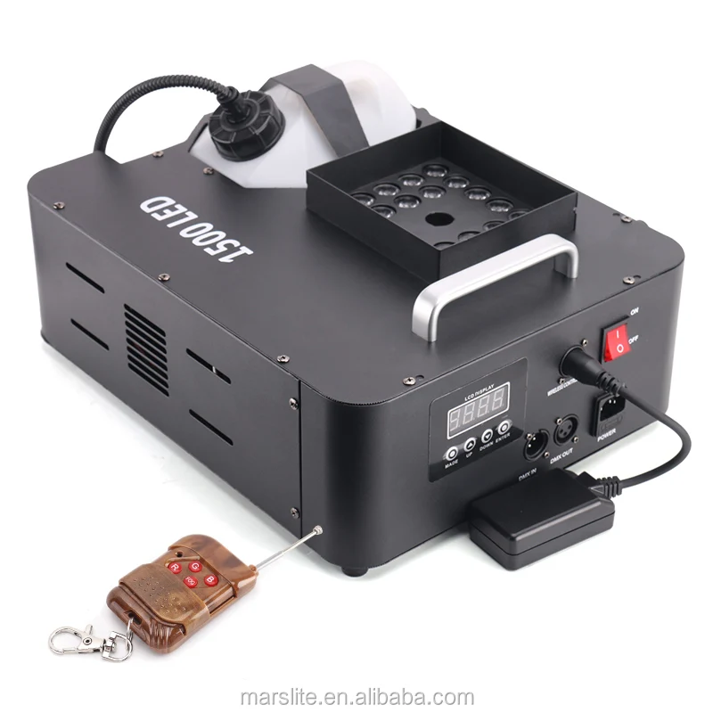 1500 Вт rgb светодиодная дымовая туманная машина для новогоднего ТВ сцены шоу музыкальной