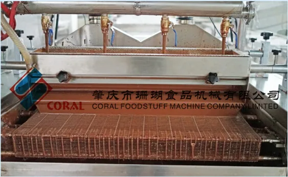 Chocolate enrobing hollow wafer machine/Ball wafer coating machinary/Hollow wafer machine