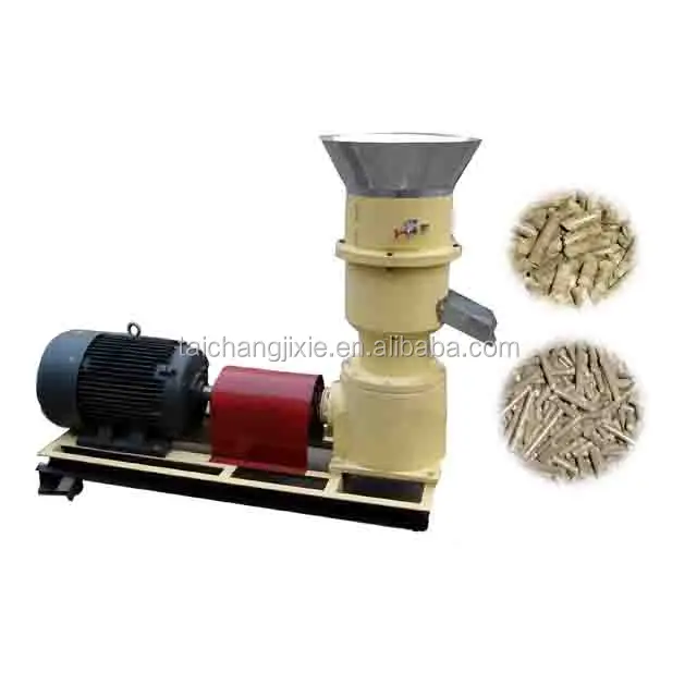 Innovation design flat die fish and chicken feed pelletized machine