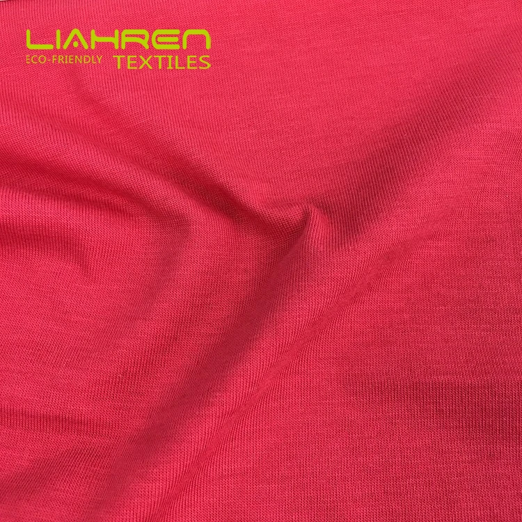 70% бамбук 30% хлопок Джерси футболка 140gsm