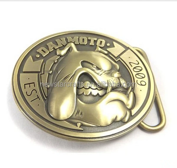 Western style custom metal belt buckle