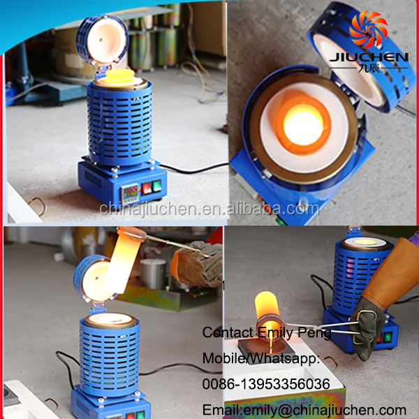 JC-K-220-2 Mini Portable Scrap Metal Melting Furnace