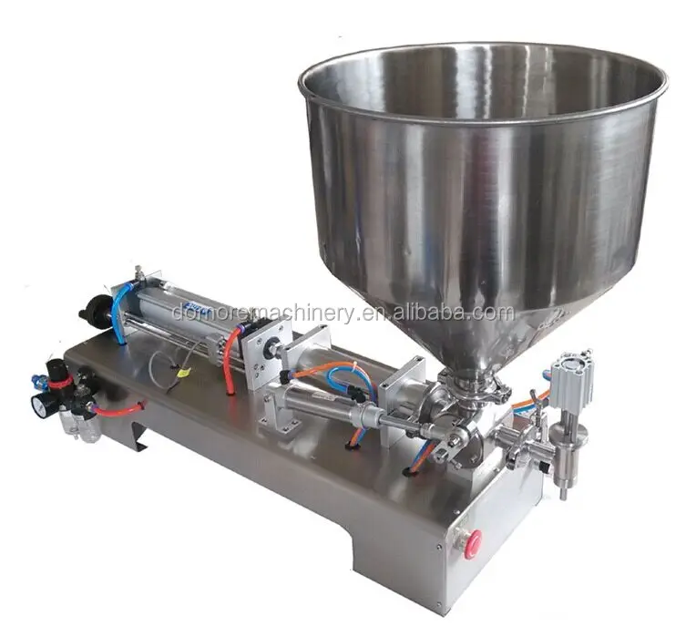 Semi-automatic Pneumatic Paste Flowing Liquid Viscous Liquid Filling Machine for Shampoo