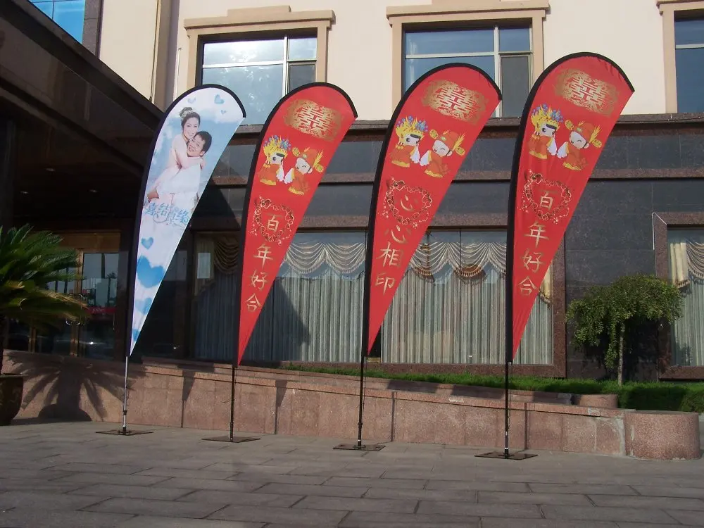 
Advertising Outdoor Teardrop Flags And Sail Banners 