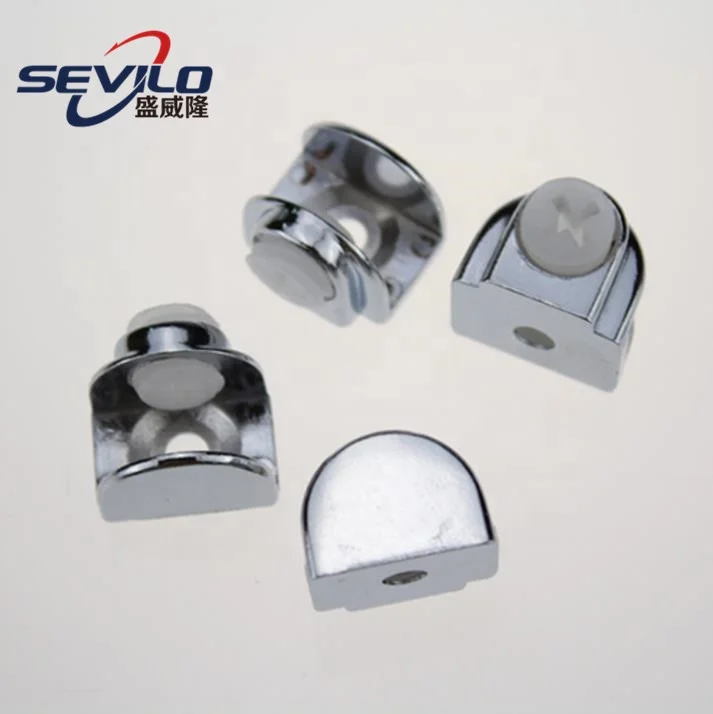 Zinc alloy small glass shelf board holder clamp (62133519143)