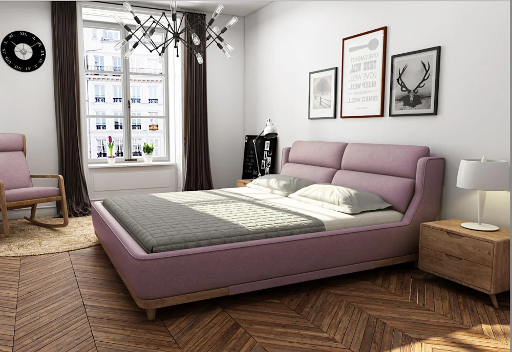 Best Sale Bedroom Furniture  Modern Soft Bed