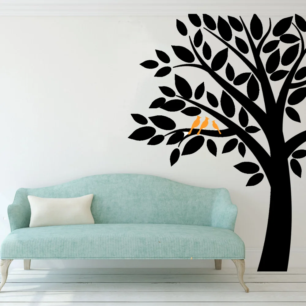 New design large family tree vinyl wall decal Peel and stick vinyl wall art DIY Photo gallery frame decor sticker