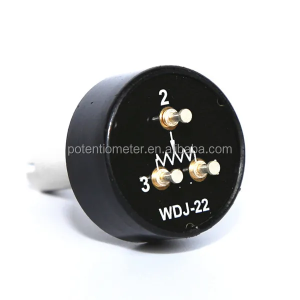 Manufacturer 0.5W WDJ22 1k 10k 20k 50k 100k 360 degree endless precision rotary potentiometer