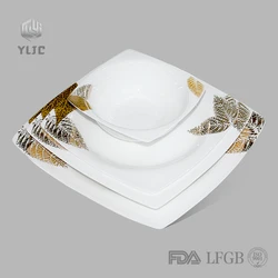 korean style custom printed brand home goods crockery tableware porcelain dinnerware sets