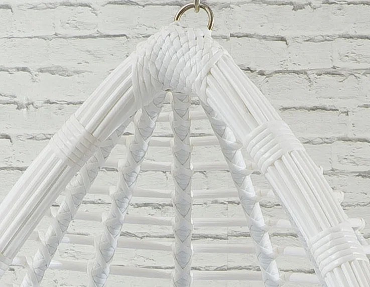 Удобная корзина ручной работы из ПЭ, Подвесные качели-стулья, уличная мебель