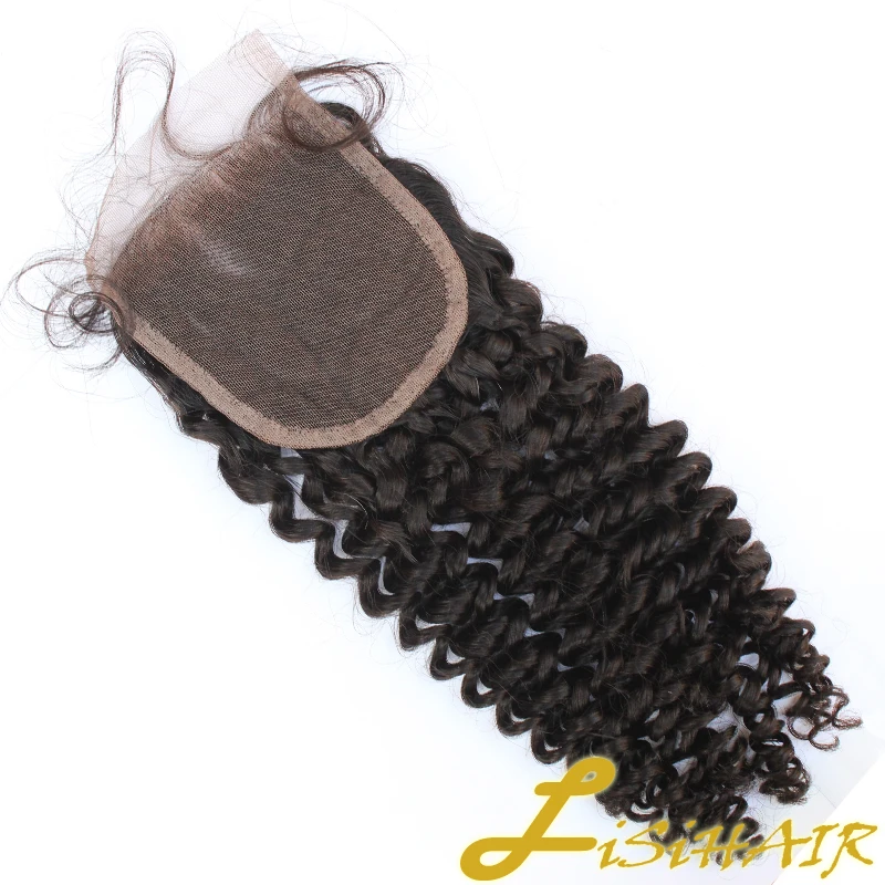 Grade 10A Factory Unprocessed Malaysia Hair Mink Raw Curly Human Hair Bundle With Closure