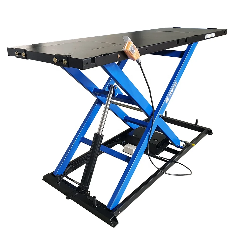 Motor electric scissor table maintenance portable Motorbike Stand Hoist Lifter