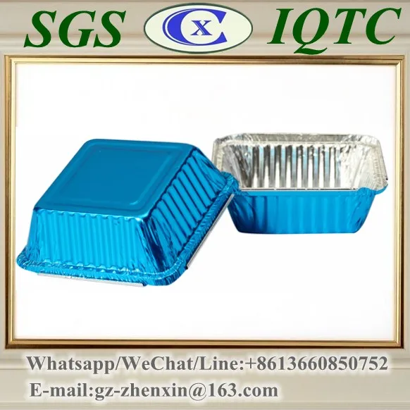 Takeaway oven safe fast food packaging disposable aluminum foil container