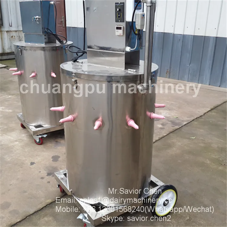 Steel Calf Feeding Equipment , Milk Feeder 150 Liter Capacity
