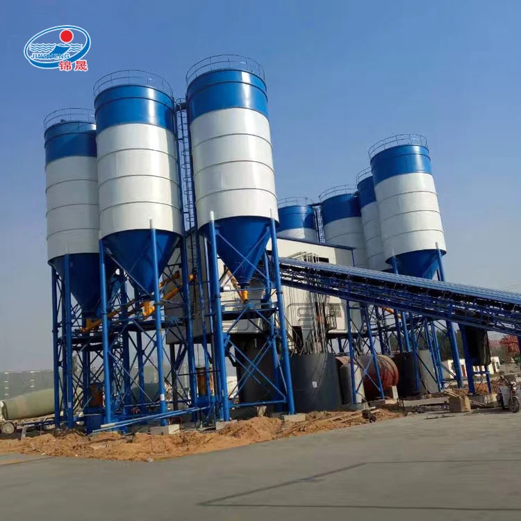 Large hzs120 sicoma simen beton concrete batching plant