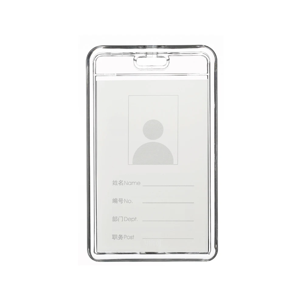 2020 New products arc design vertical acrylic card holder