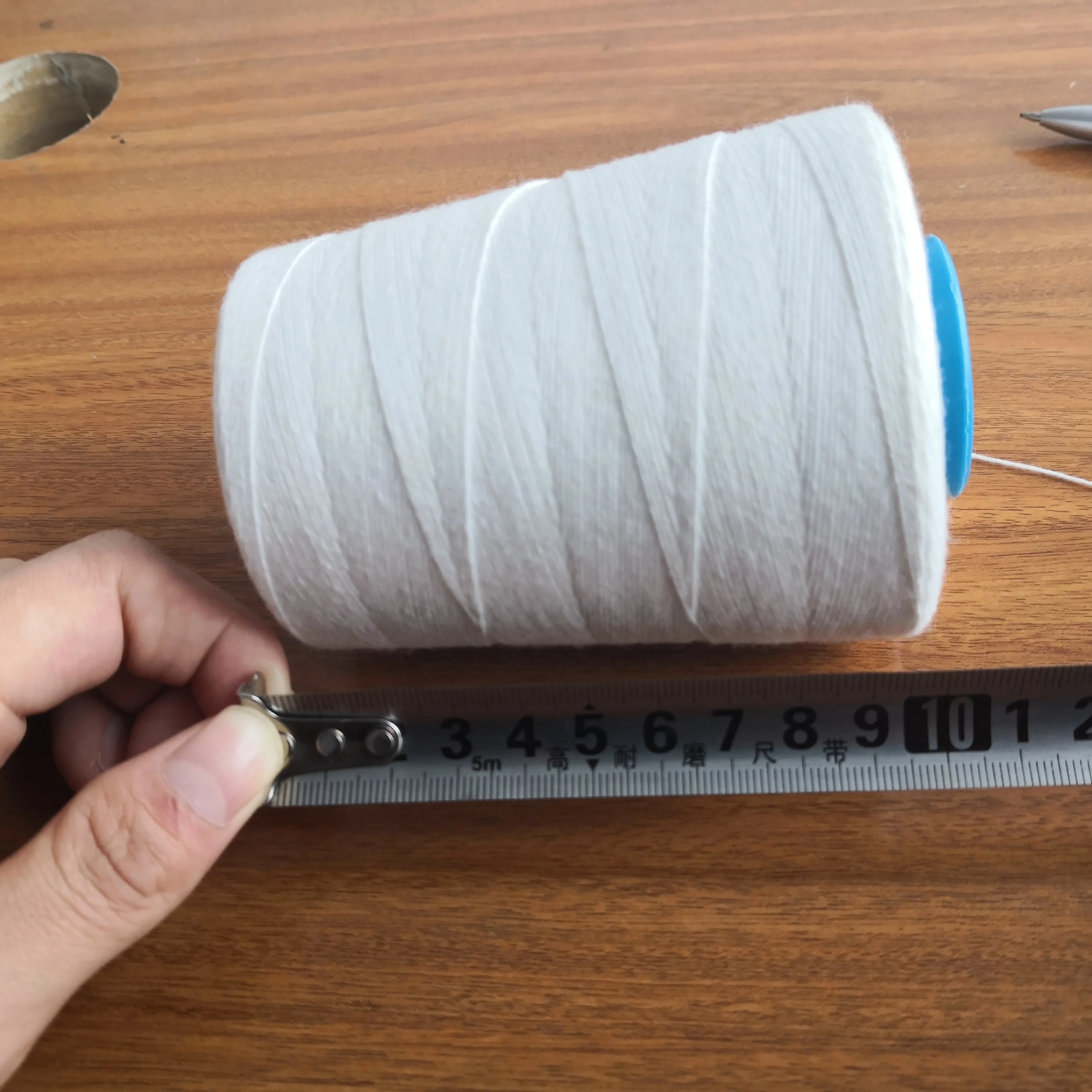 100 spun polyester bag sewing thread 10s4 10s3 2kg roll rice sack thread sewing for sewing machine industrial