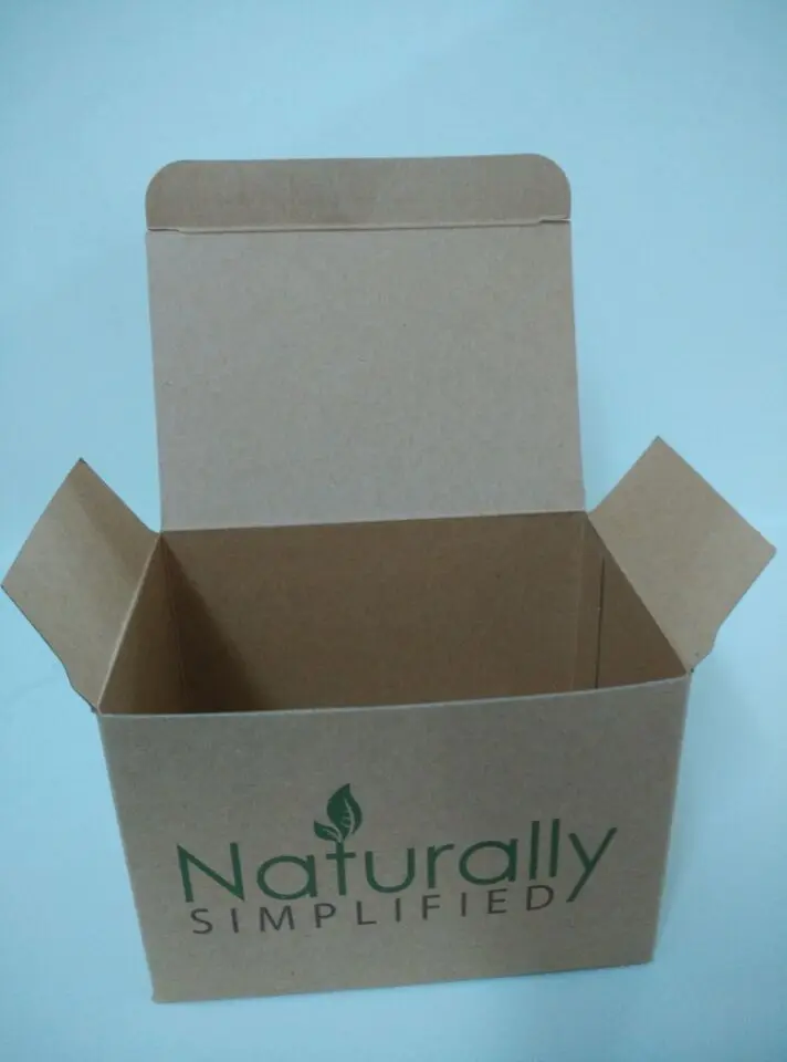 full color custom made OEM glued craft paper boxes