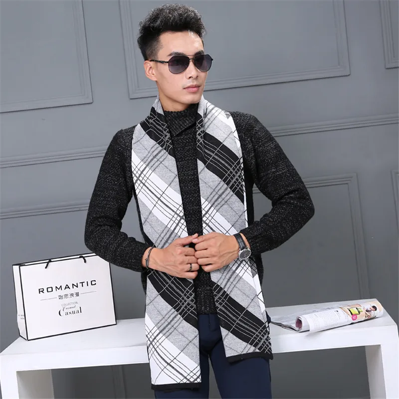 Мужской кашемировый шарф