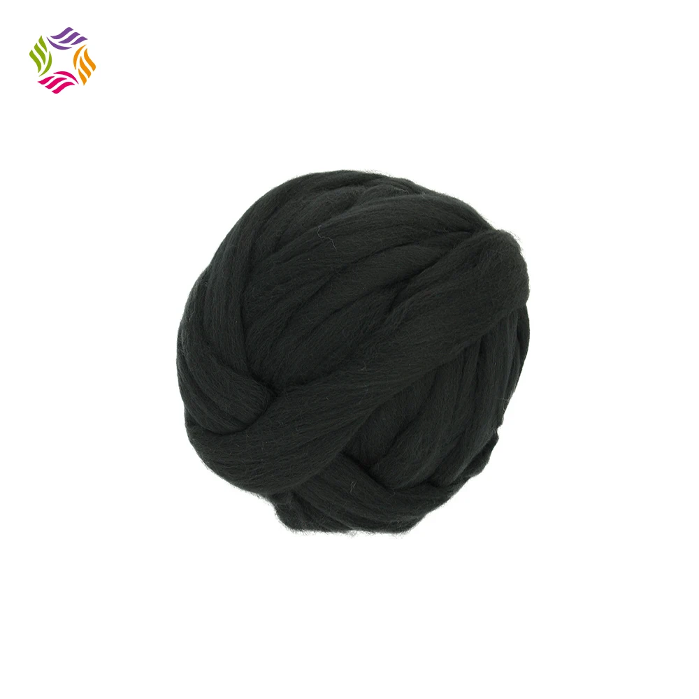 Charmkey super chunky merino wool yarn 66s-110s hand knitting yarn by hand