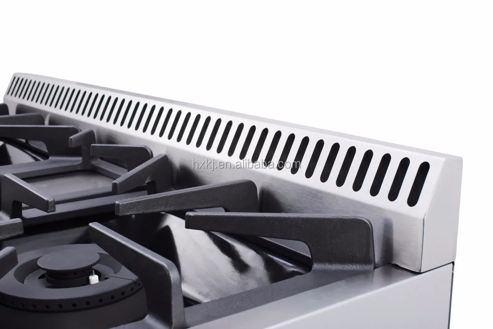 Газовая плита Hyxion 48 дюймов с 6 горелками газовая из нержавеющей стали