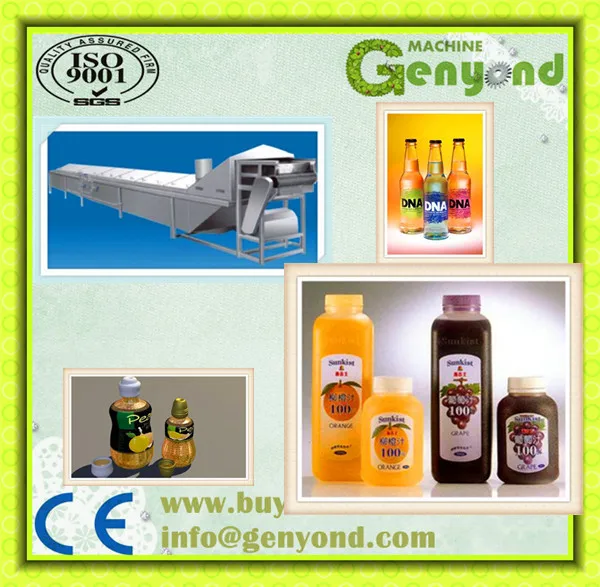 Automatic Beer Bottle Tunnel Pasteurizer/spray bottle machine