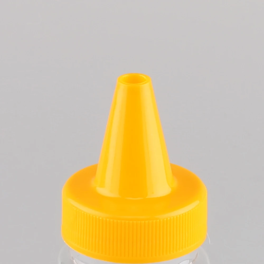 300g 350g 500g Plastic Honey Bottles 350ml 250ml Clear Plastic Jars with Tip Caps Empty for Sauce Water Packaging