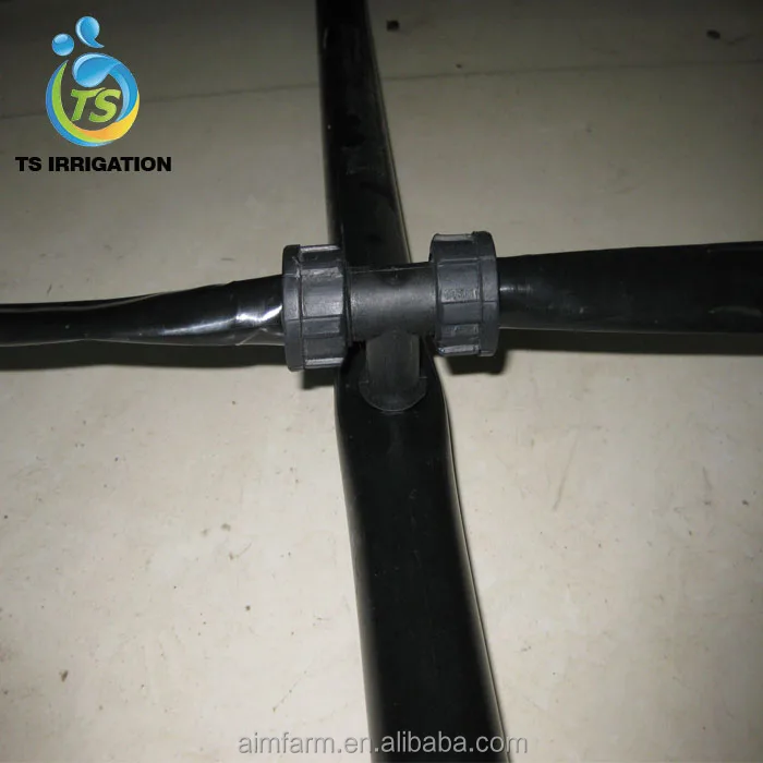 large diameter 63mm double layer agriculture greenhouse hdpe layflat irrigation drip main line pipe