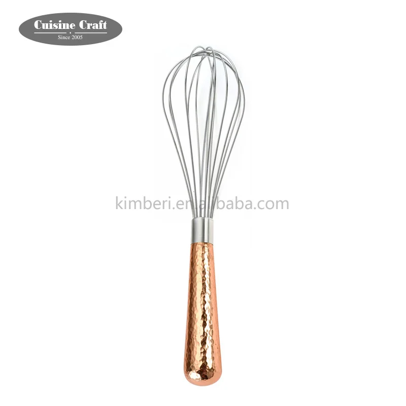 Hot selling 5 wires 9' stainless steel manual egg beater egg whisk with silicone handle