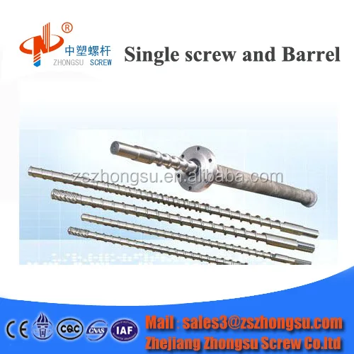 High quality screw and barrel for plastic extruder machine