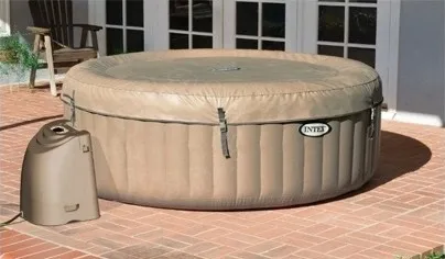 INTEX 28426 Inflatable Hot Tub Outdoor Bubble Massage Spa