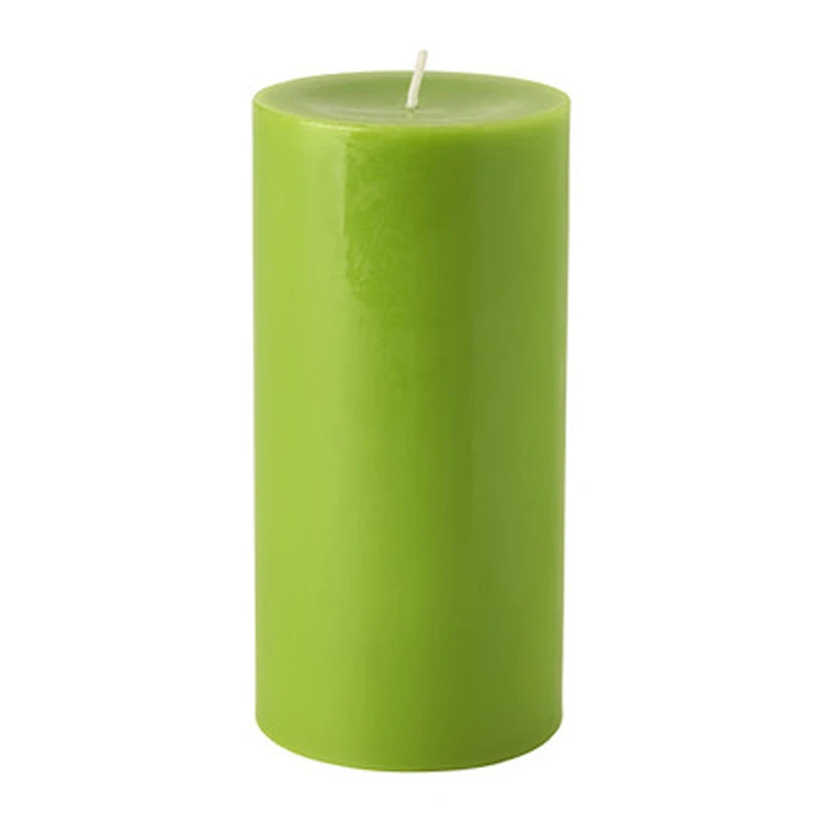 
real flame natural wax long burning time giant pillar candle 
