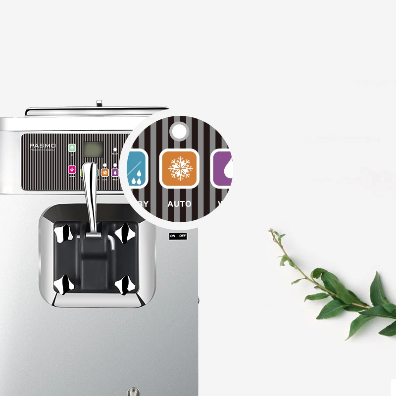 Pasmo S111F table top cheap mini hand crank ice cream maker