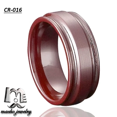 Свободный крой ножа ювелирные изделия пустое кольцо коричневый керамические кольца для мужчин