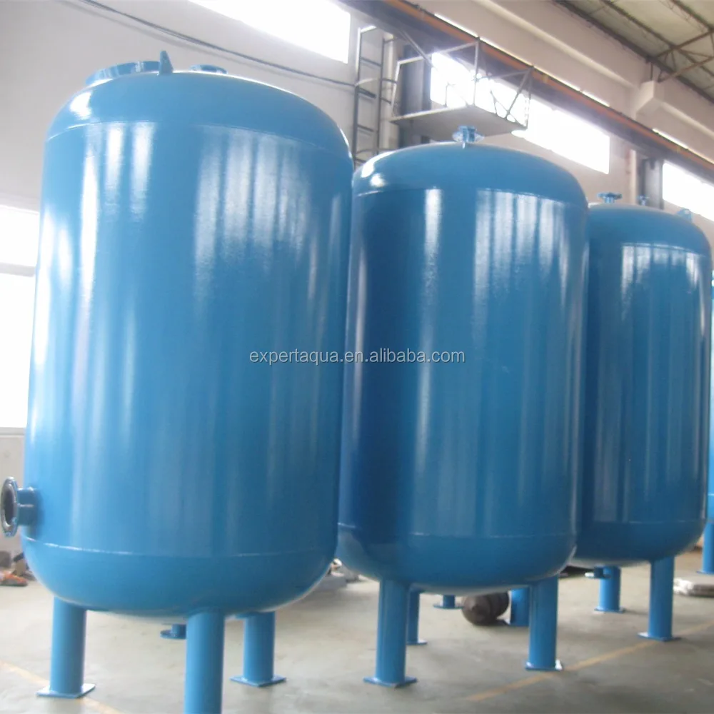 
industrial carbon steel coated sand filter tank 
